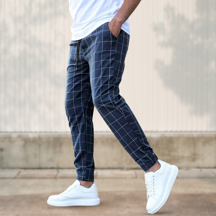 Aurel | Herren Jogginghose | Karo Muster