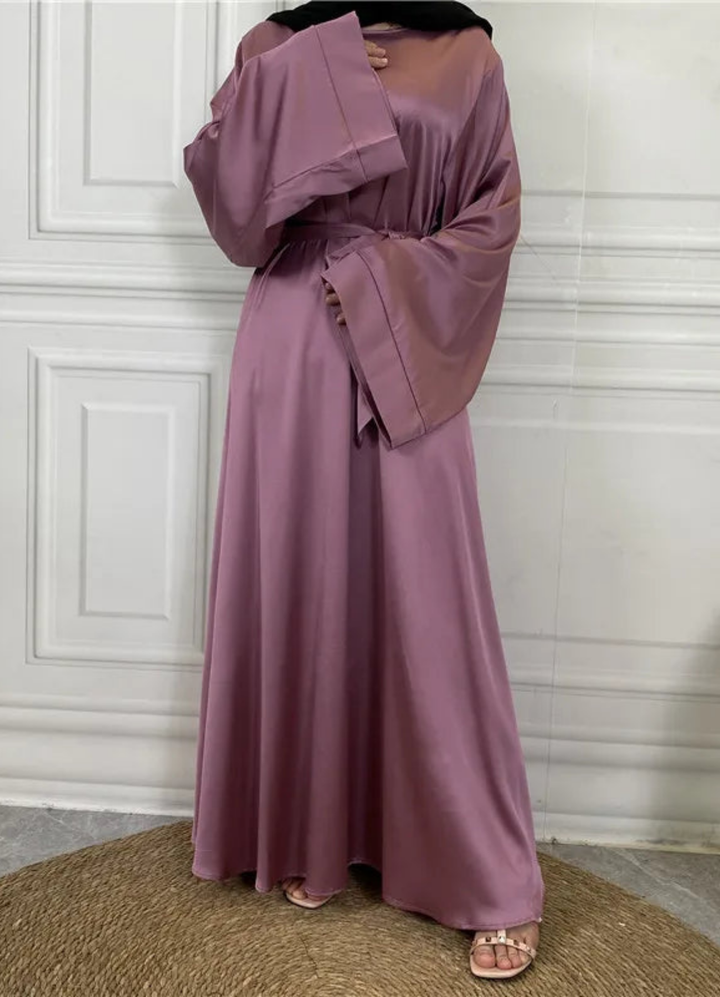 Ulva | Damen Langarm Maxikleid | Lockere Passform