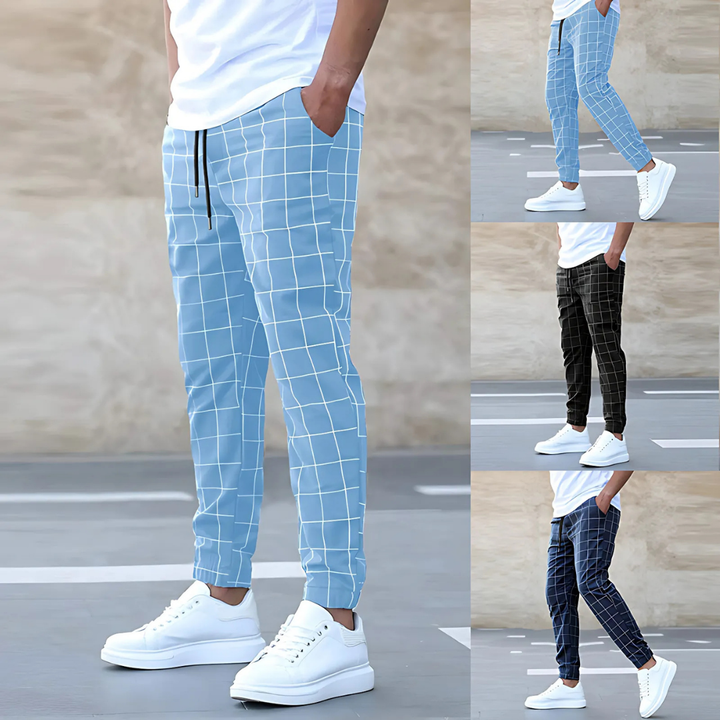 Aurel | Herren Jogginghose | Karo Muster