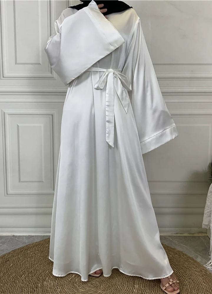 Ulva | Damen Langarm Maxikleid | Lockere Passform