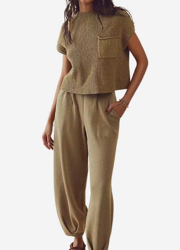 Nicole | Damen Zweiteiliges Set | Stylisch