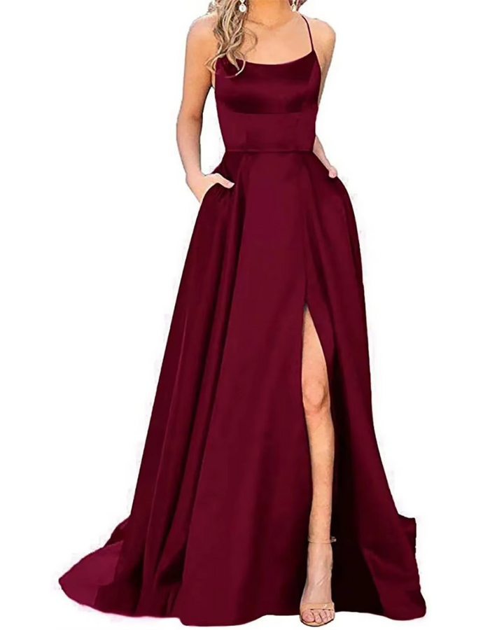 Zélie | Fließendes Maxikleid Für Damen | Elegant