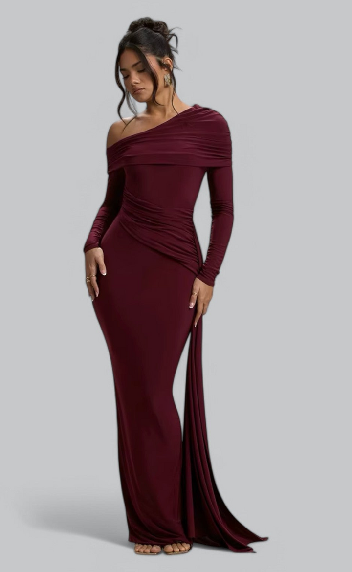 Angelita | Off-Shoulder-Maxikleid für Damen | Lange