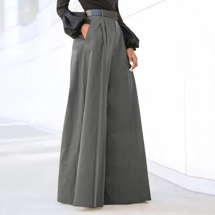 Anina | Damen Weite Hose | High-Waist