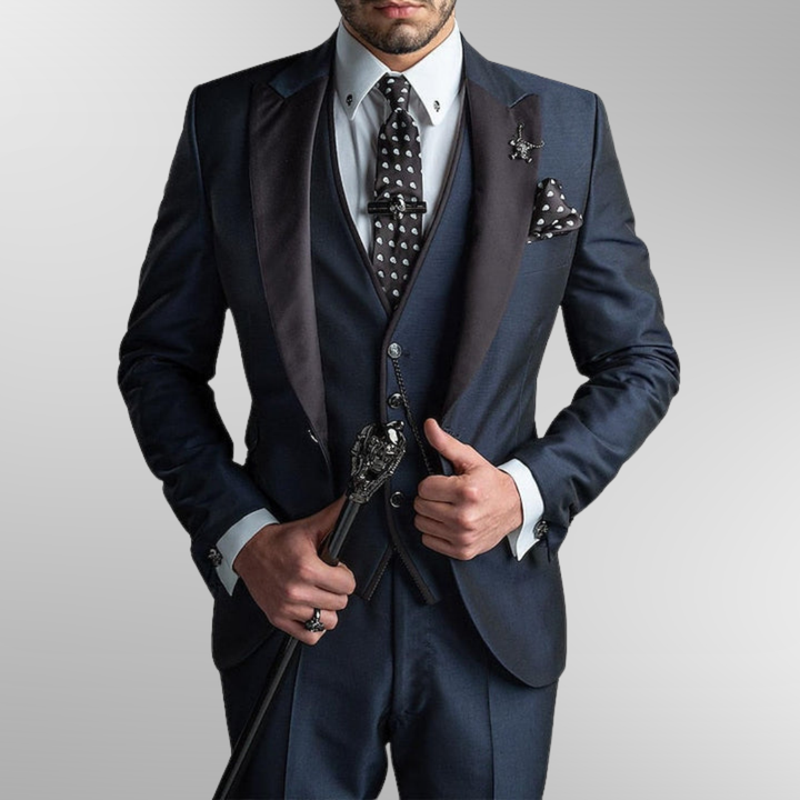 Yasin | Herren Dreiteiliger Anzug | Slim Fit
