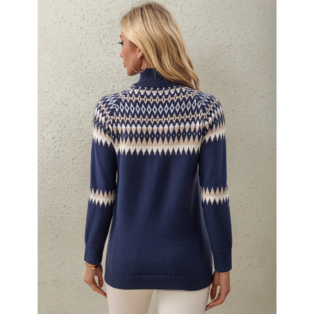 Uzima | Damen Warme Winter Pullover | Langarm
