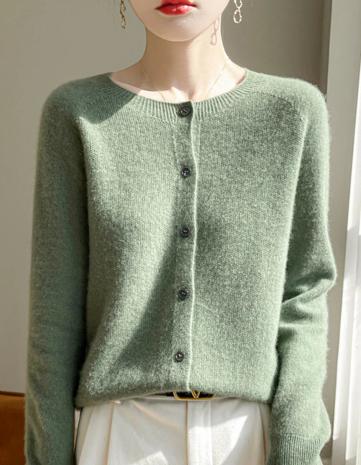 Zelinda | Damen Langarm Cardigan | Winter