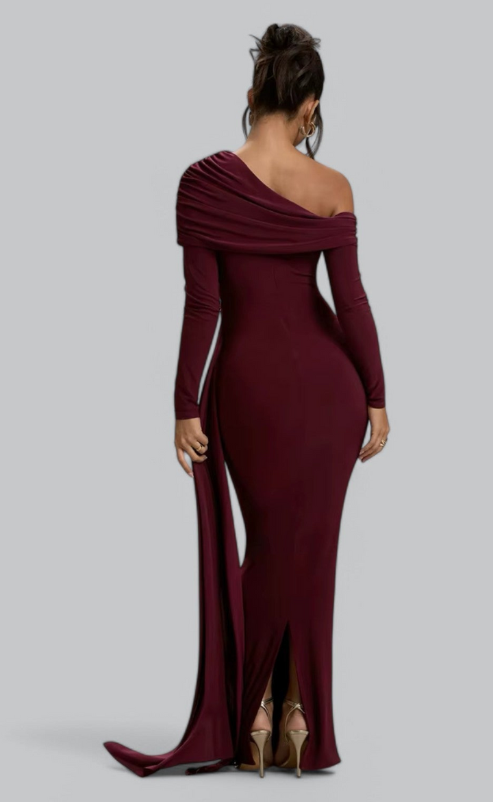 Angelita | Off-Shoulder-Maxikleid für Damen | Lange
