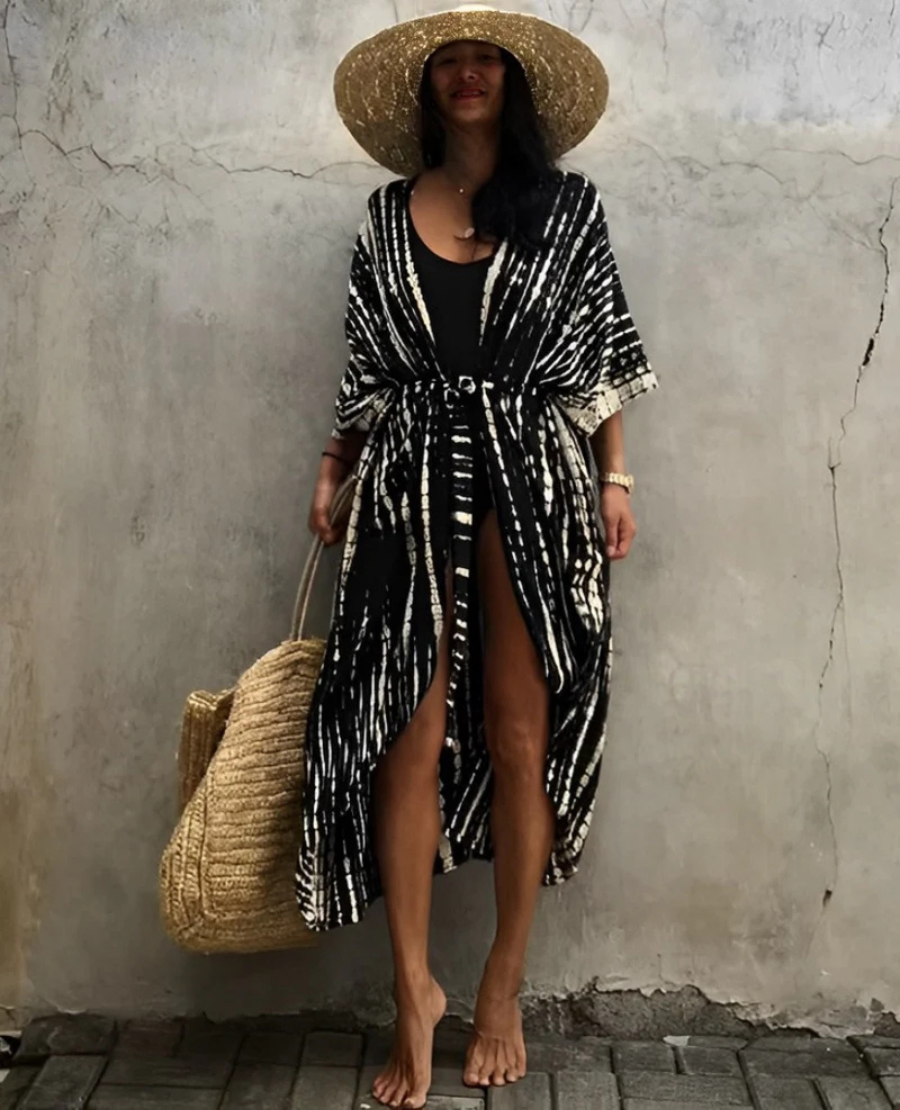 Violaine | Sommerliche Kimono-Robe Für Damen | Charmant