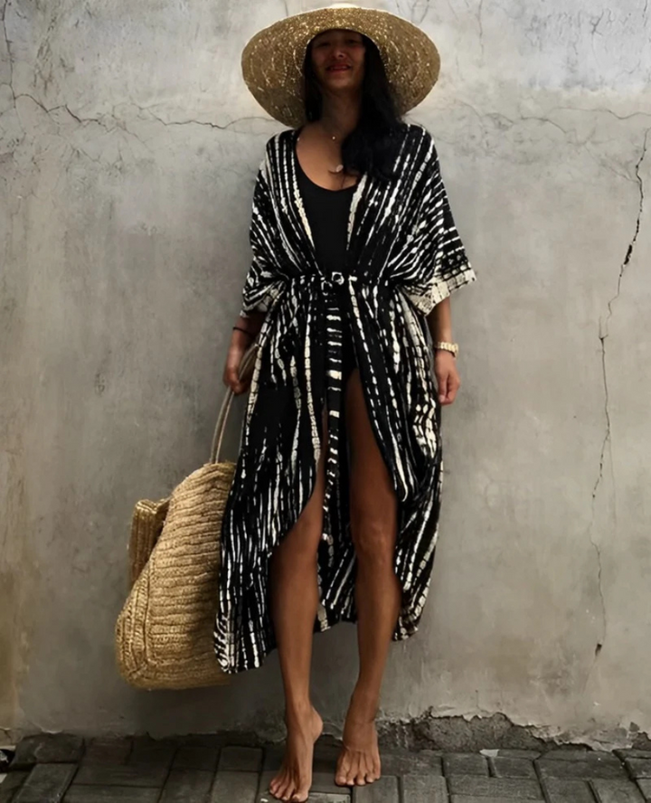 Violaine | Sommerliche Kimono-Robe Für Damen | Charmant