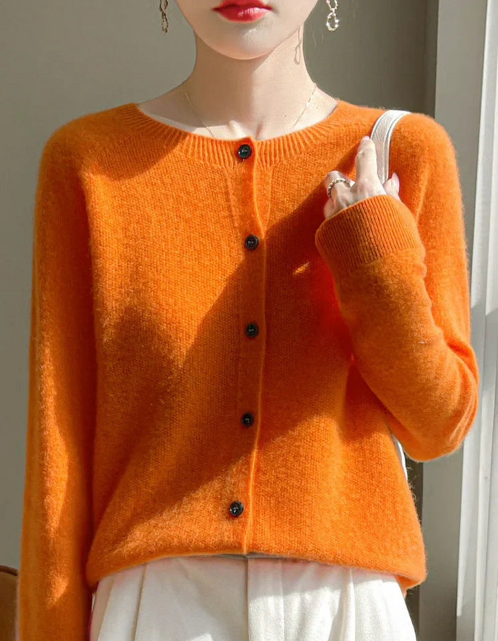 Zelinda | Damen Langarm Cardigan | Winter
