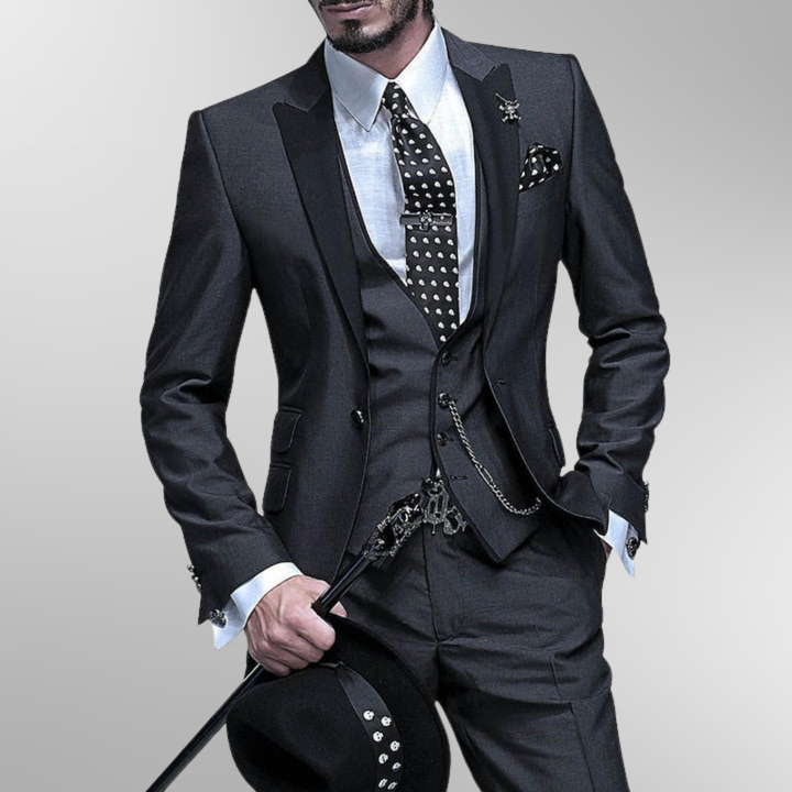 Yasin | Herren Dreiteiliger Anzug | Slim Fit