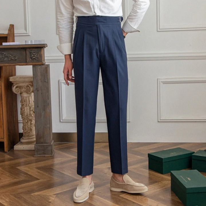 Matthieu | Hohe Taille Hose Für Herren | Maßgeschneidert