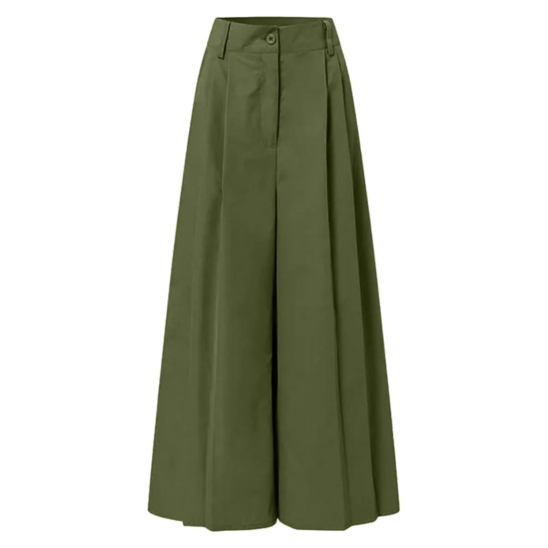 Anina | Damen Weite Hose | High-Waist