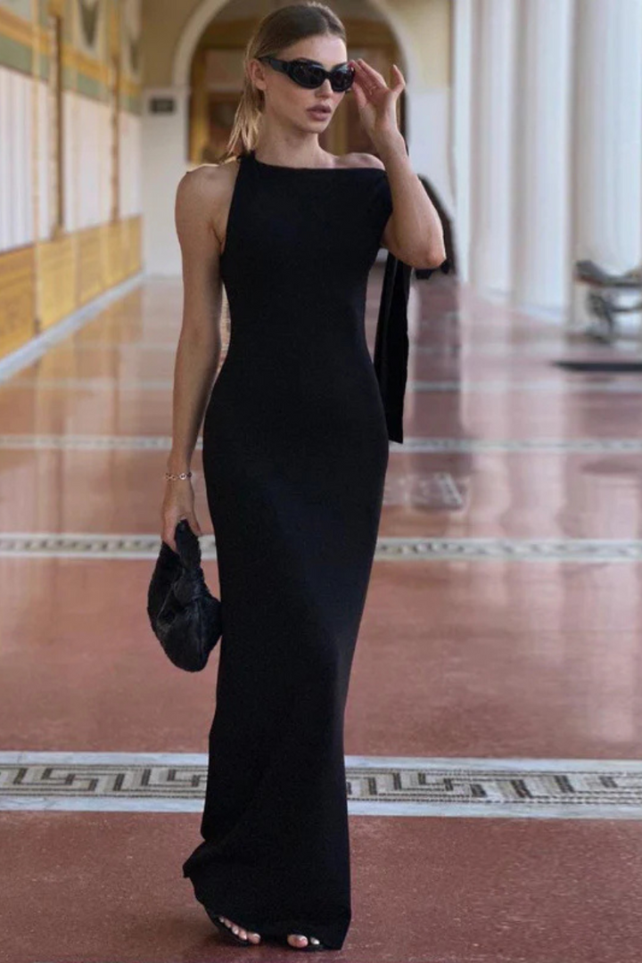 Wira | Weißes Maxikleid Für Damen | Elegantes