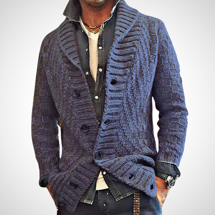 Elfriede | Herren Winter Strickjacke | Warm