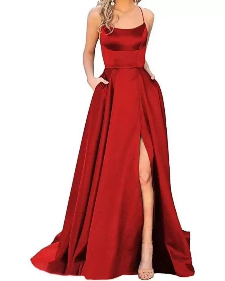 Zélie | Fließendes Maxikleid Für Damen | Elegant