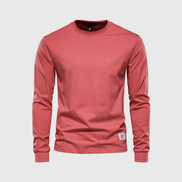 Gregor | Herren Basic Langarmshirt | Rundhalsausschnitt