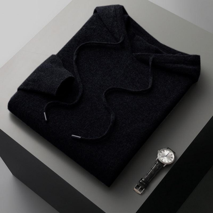 Dolf | Herren Gestrickter Hoodie | Bequem