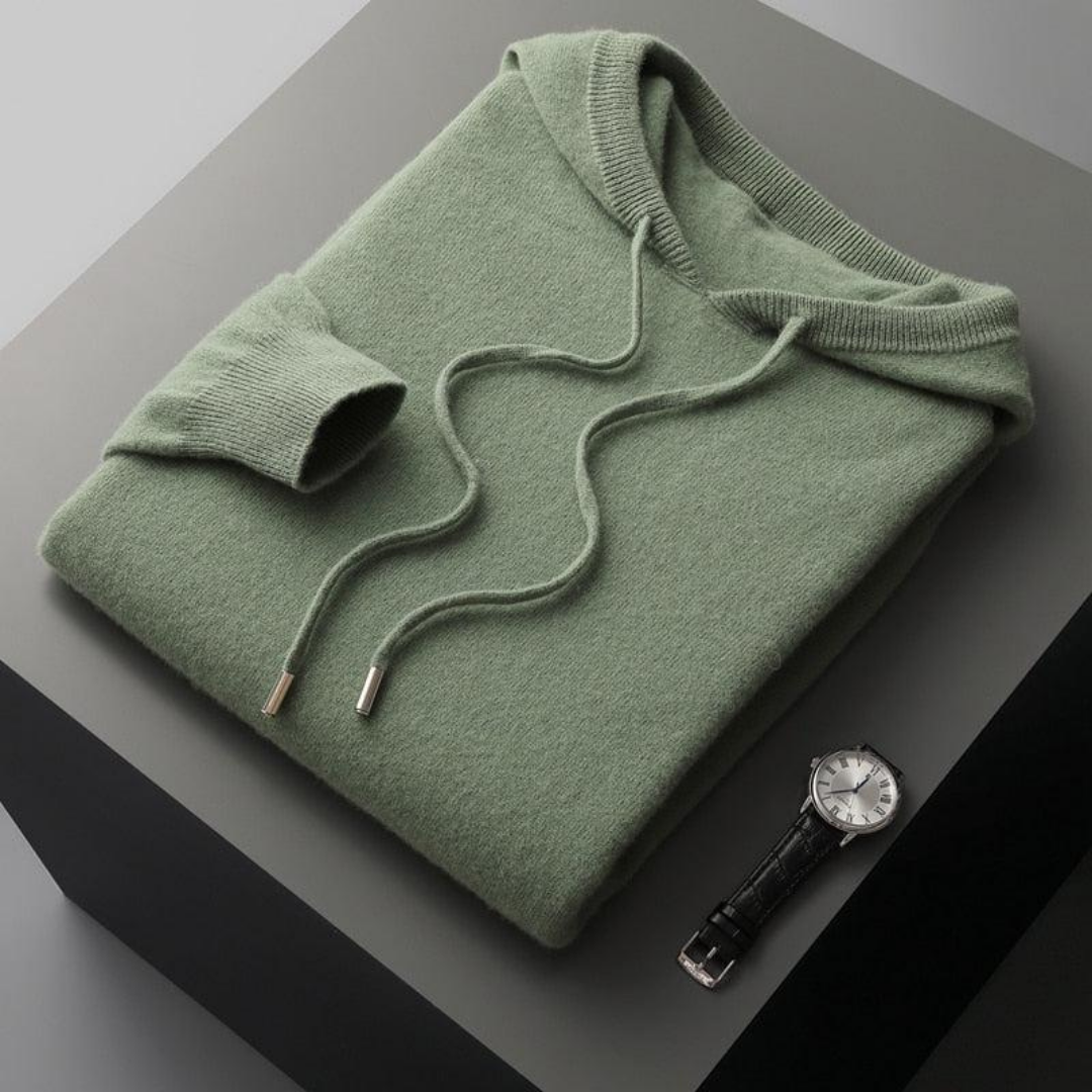Dolf | Herren Gestrickter Hoodie | Bequem