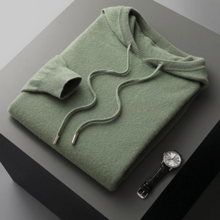 Dolf | Herren Gestrickter Hoodie | Bequem