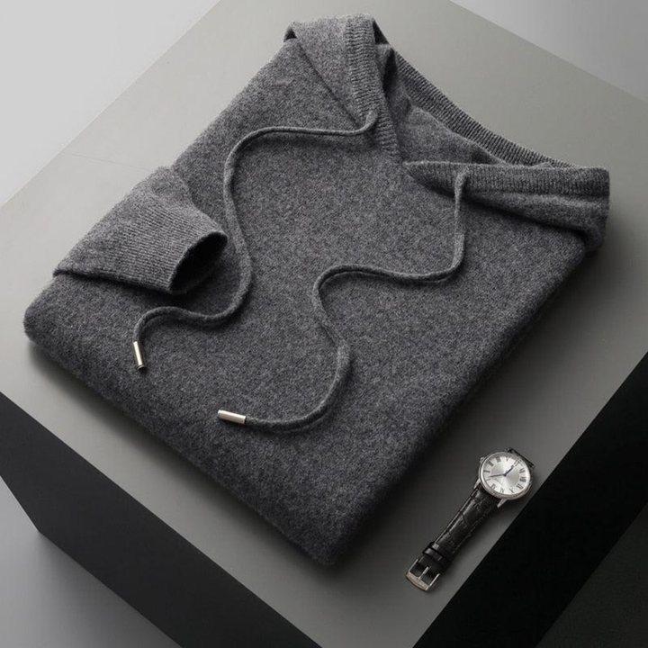 Dolf | Herren Gestrickter Hoodie | Bequem