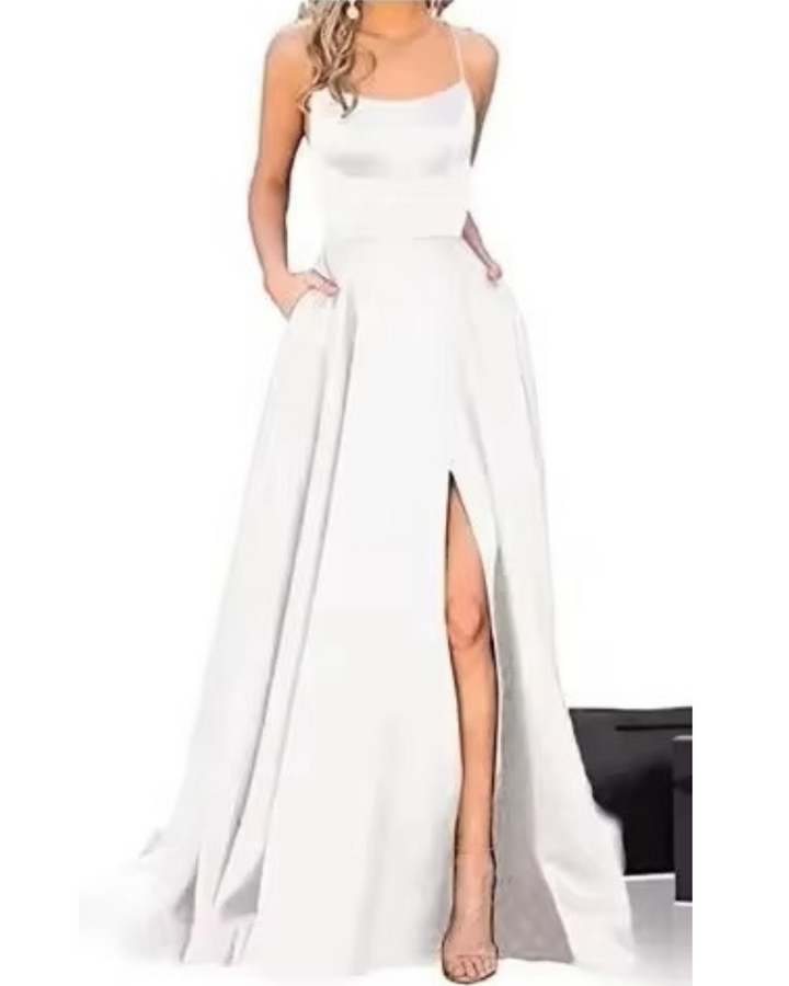 Zélie | Fließendes Maxikleid Für Damen | Elegant