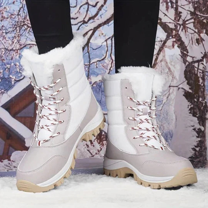Sunaima | Damen Warme Winter Stiefel | Bequeme