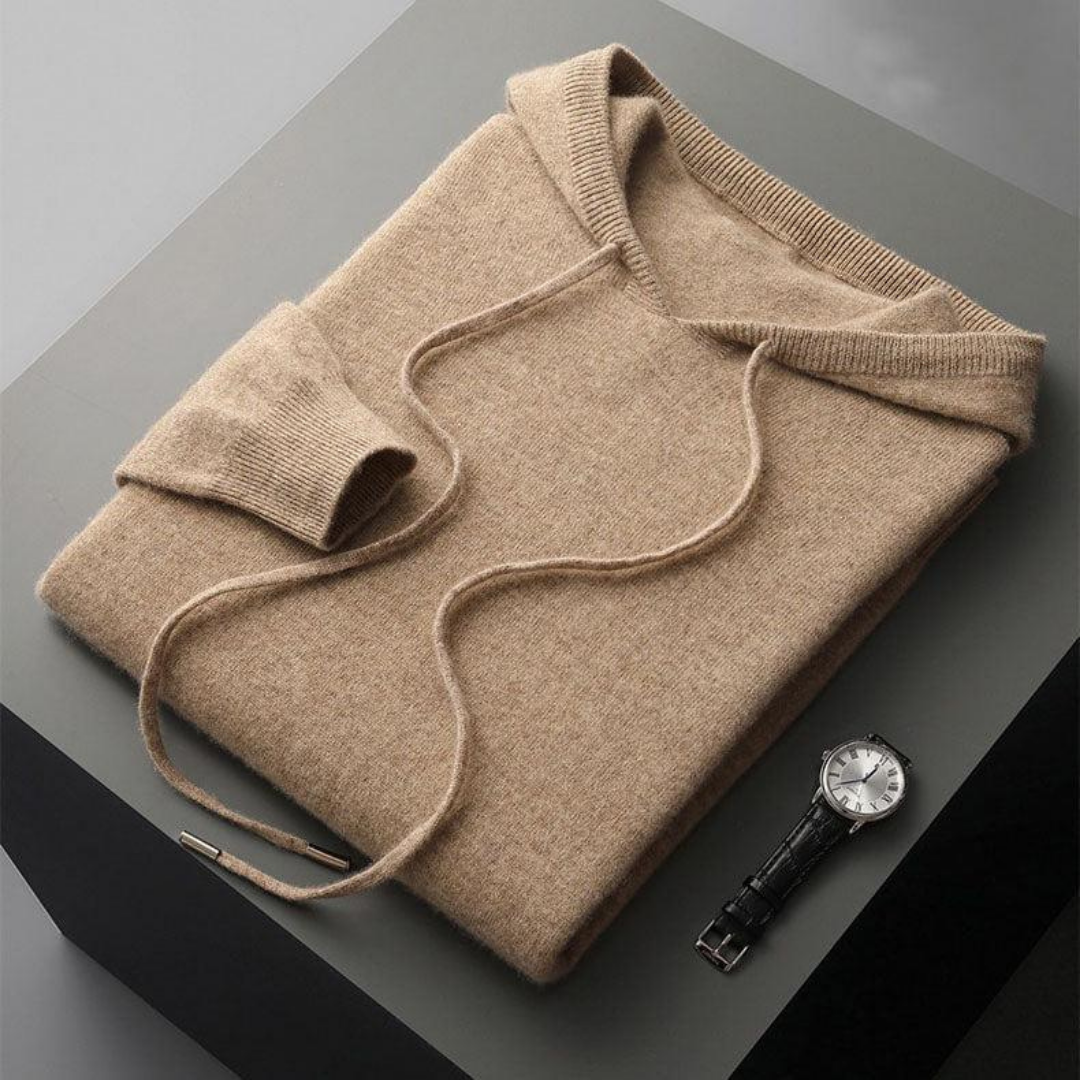 Dolf | Herren Gestrickter Hoodie | Bequem
