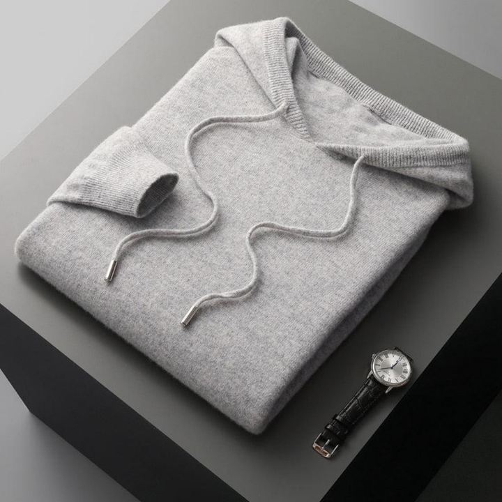 Dolf | Herren Gestrickter Hoodie | Bequem