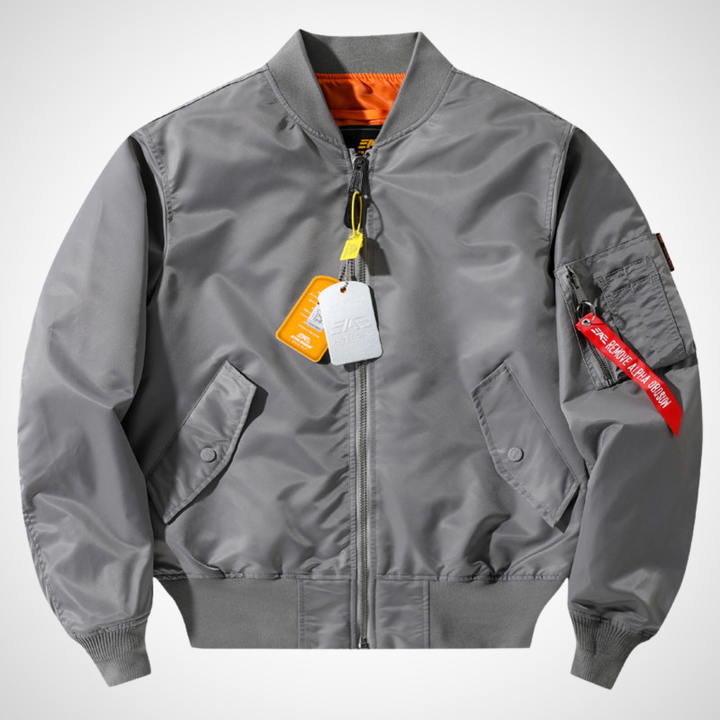 Brendan | Herren Leichte Bomberjacke | Schwarz
