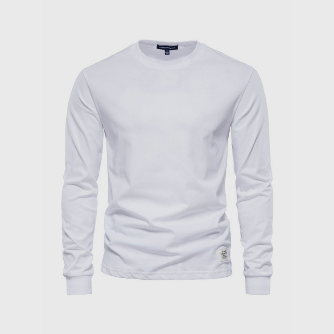 Gregor | Herren Basic Langarmshirt | Rundhalsausschnitt
