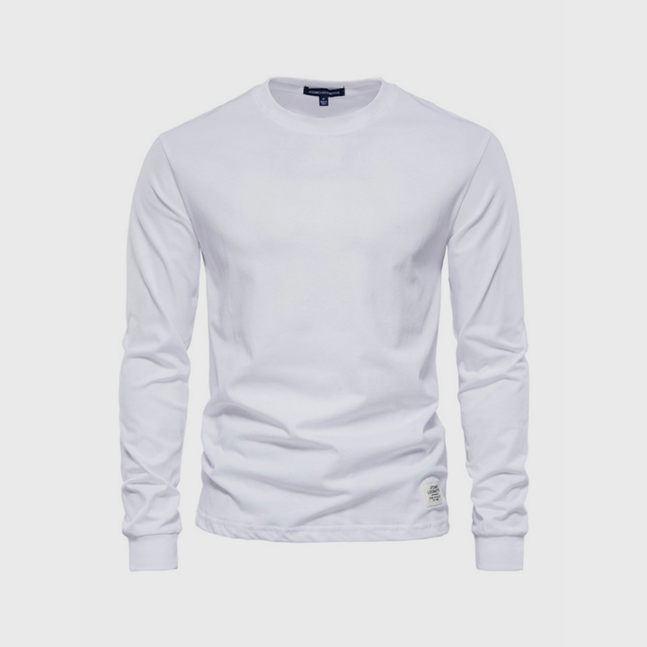 Gregor | Herren Basic Langarmshirt | Rundhalsausschnitt