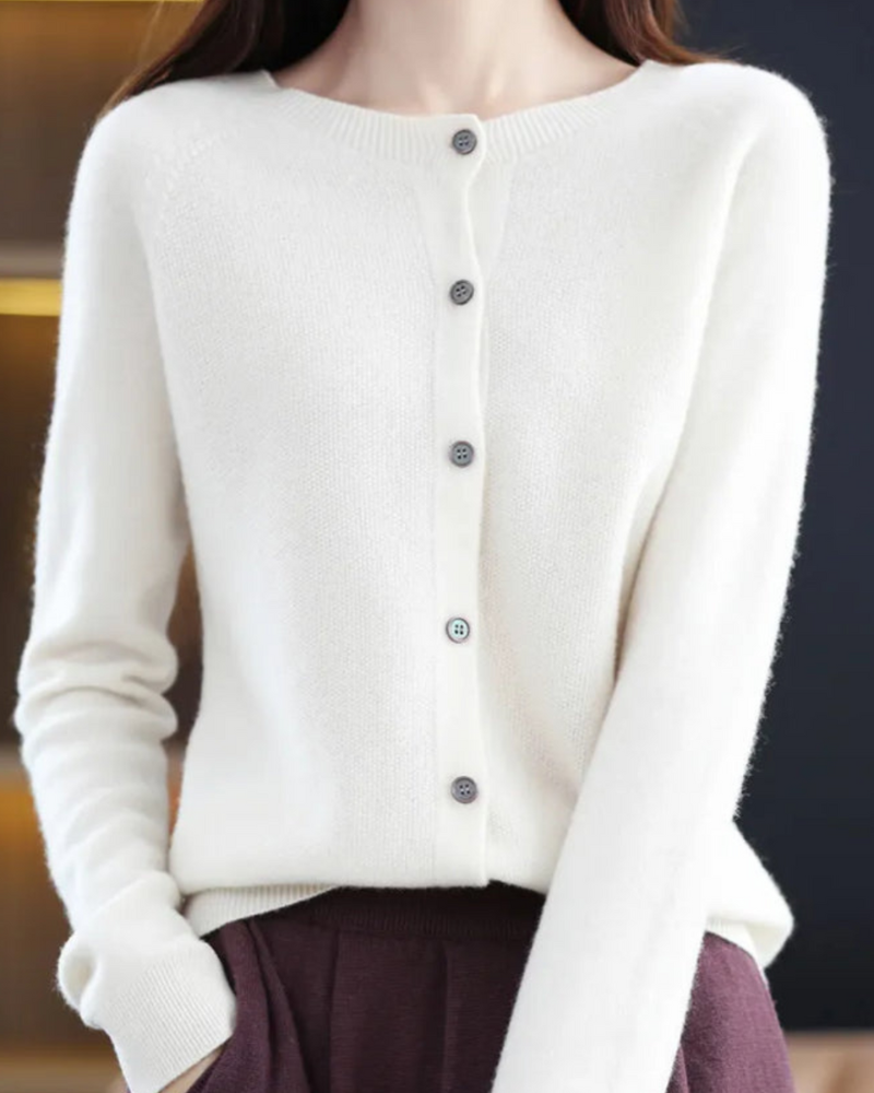Gretel | Damen Langarm Strickjacke | Bequem