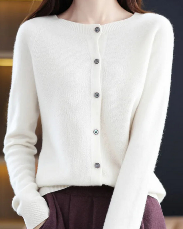 Gretel | Damen Langarm Strickjacke | Bequem