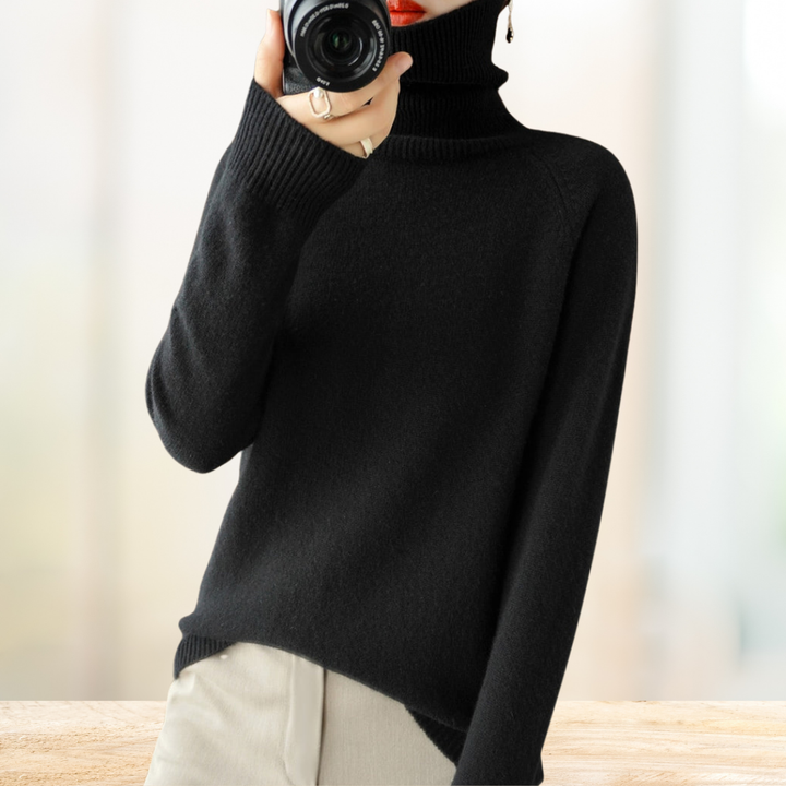 Franziska | Damen Winter Rollkragenpullover | Warm