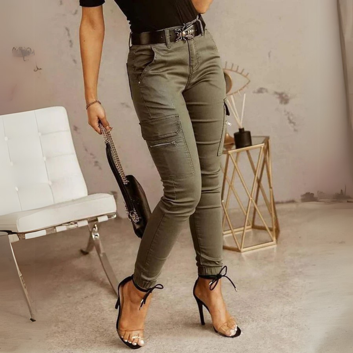 Tessa | Damen Cargo Hose | Schlank