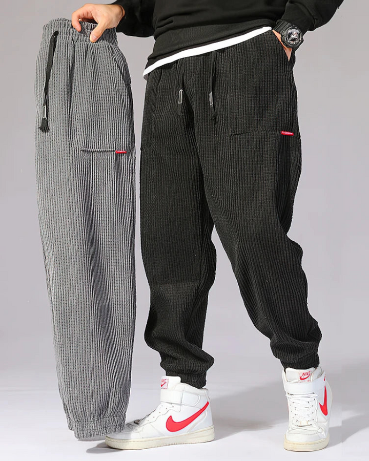 Mardock | Cord Sweatpants mit Relaxed Fit für Herren | Bequeme