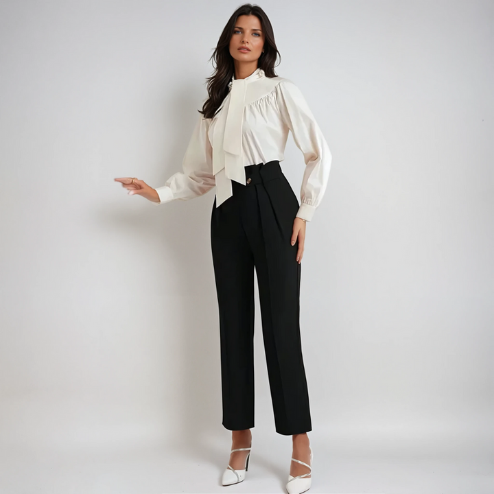 Charlotte | Hohe Taille Freizeithose Für Damen | Schick