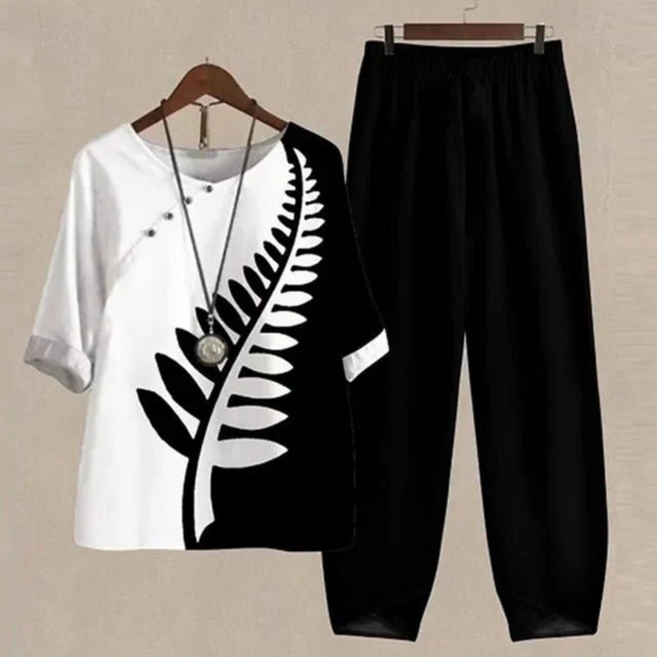 Amelien | Gemustertes Damen-Set für Damen | Modern