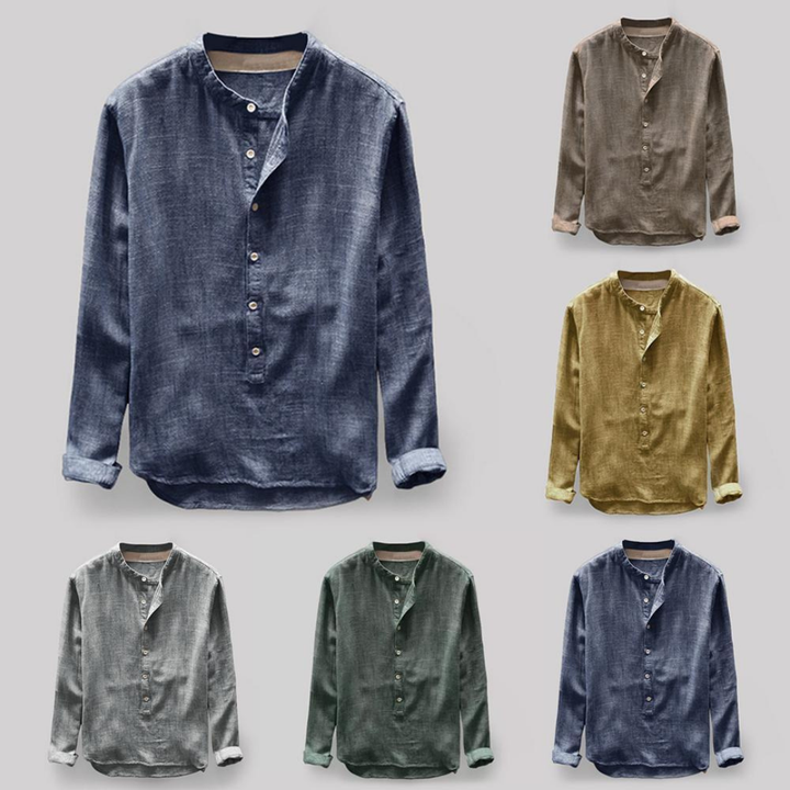 Frank | Herren Oxford Langarm Shirt | Lässig
