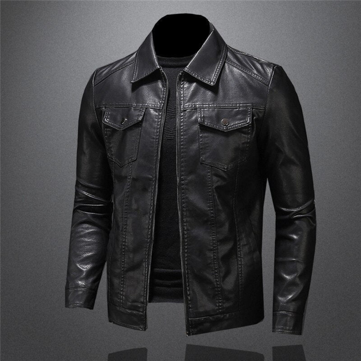Bernhard | Herren Biker Jacke | Klassisch