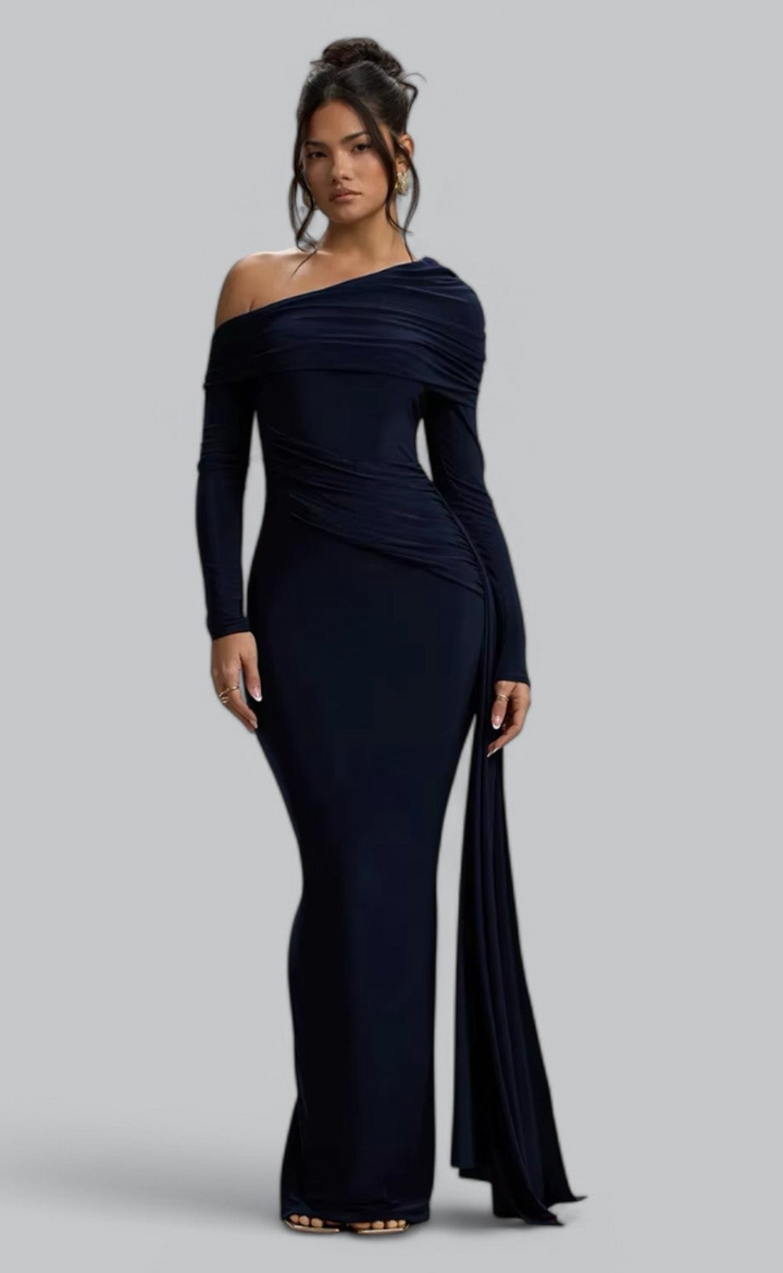 Angelita | Off-Shoulder-Maxikleid für Damen | Lange