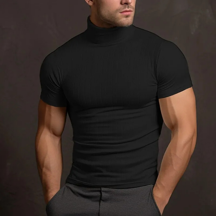 Quade | Schlichtes Rollkragen-Shirt für Herren | Elegant