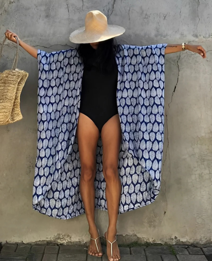 Violaine | Sommerliche Kimono-Robe Für Damen | Charmant