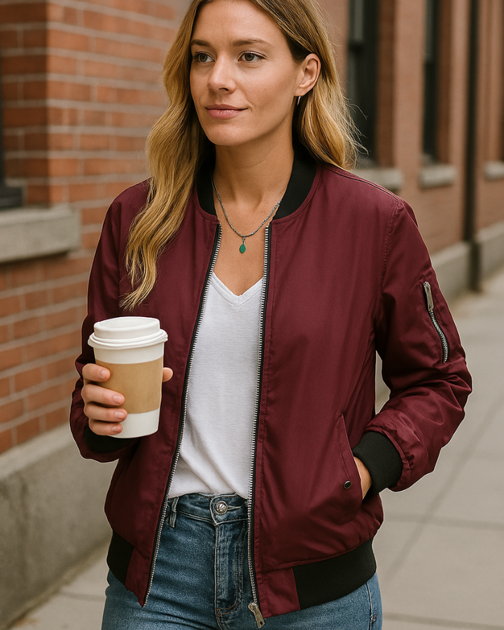 Stacey | Trendige Bomberjacke für Damen | Bomber