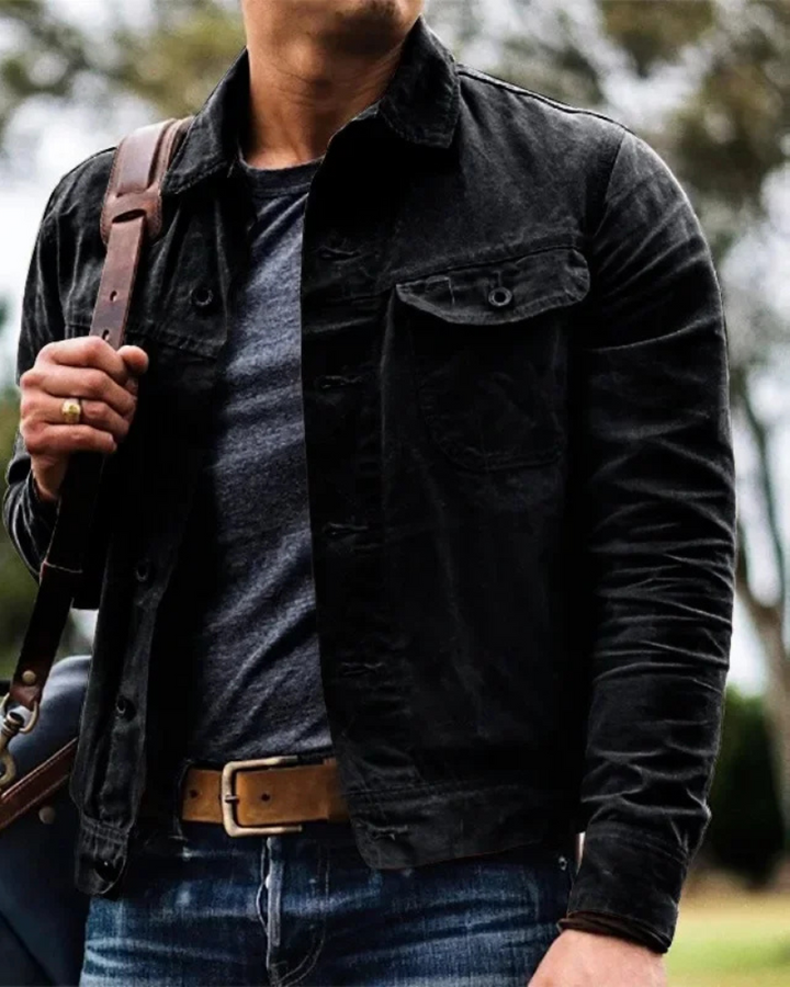 Ken | Jeansjacke mit Kragen für Herren | Ubergangs