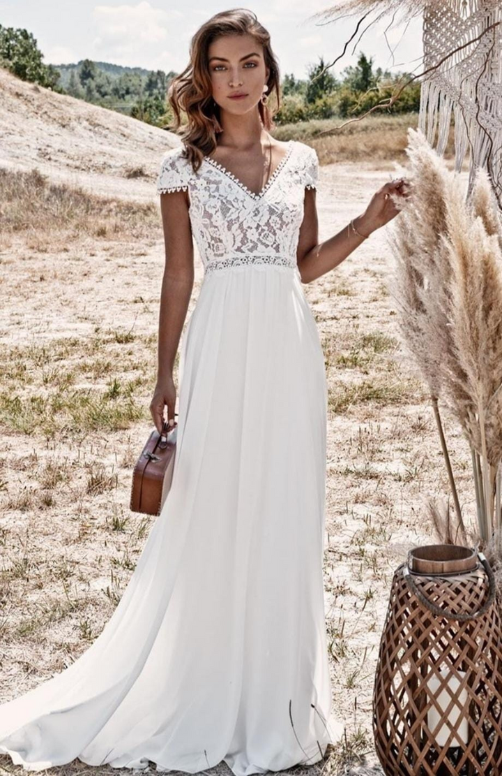Selmira | Weißes Maxikleid Für Damen | Romantik
