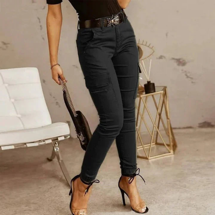 Tessa | Damen Cargo Hose | Schlank