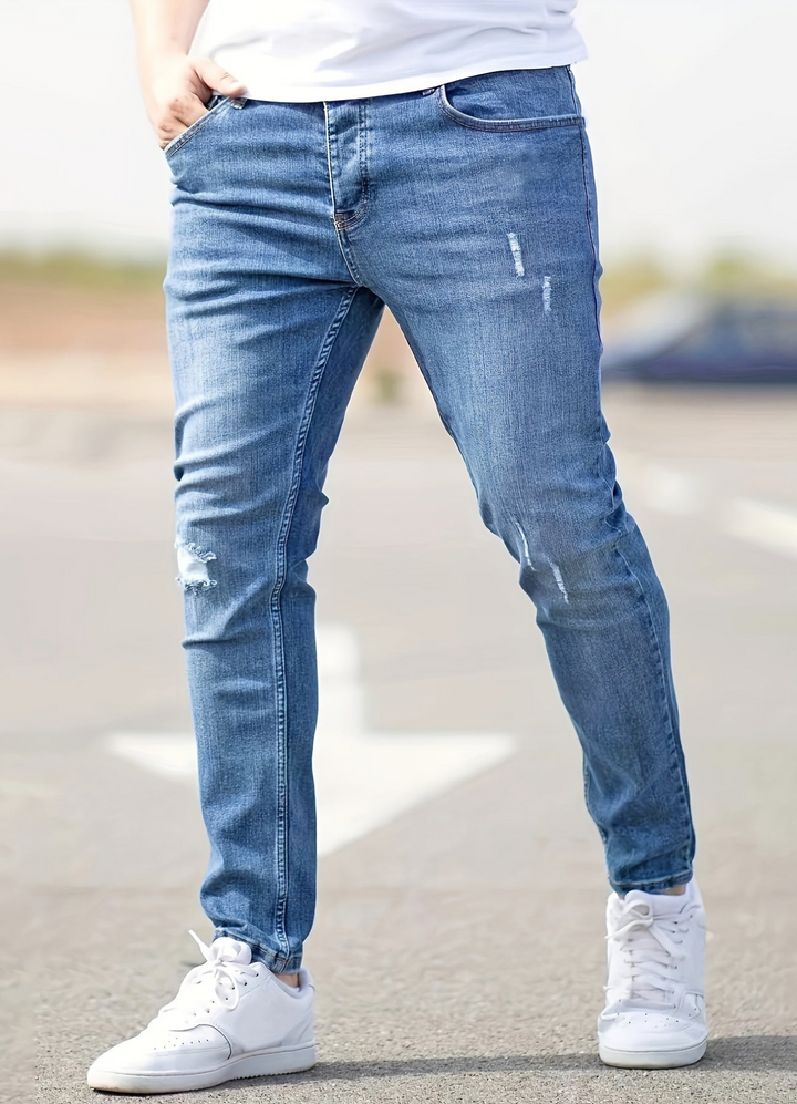 Lorenz | Herren Ripped Jeans | Slim Fit